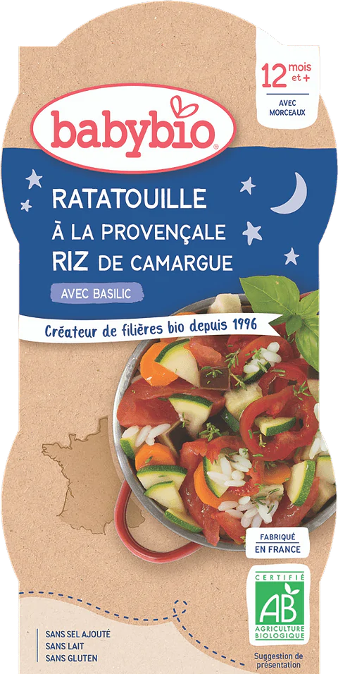 Ratatouille Camargue Rijst vanaf 12 maanden BIO